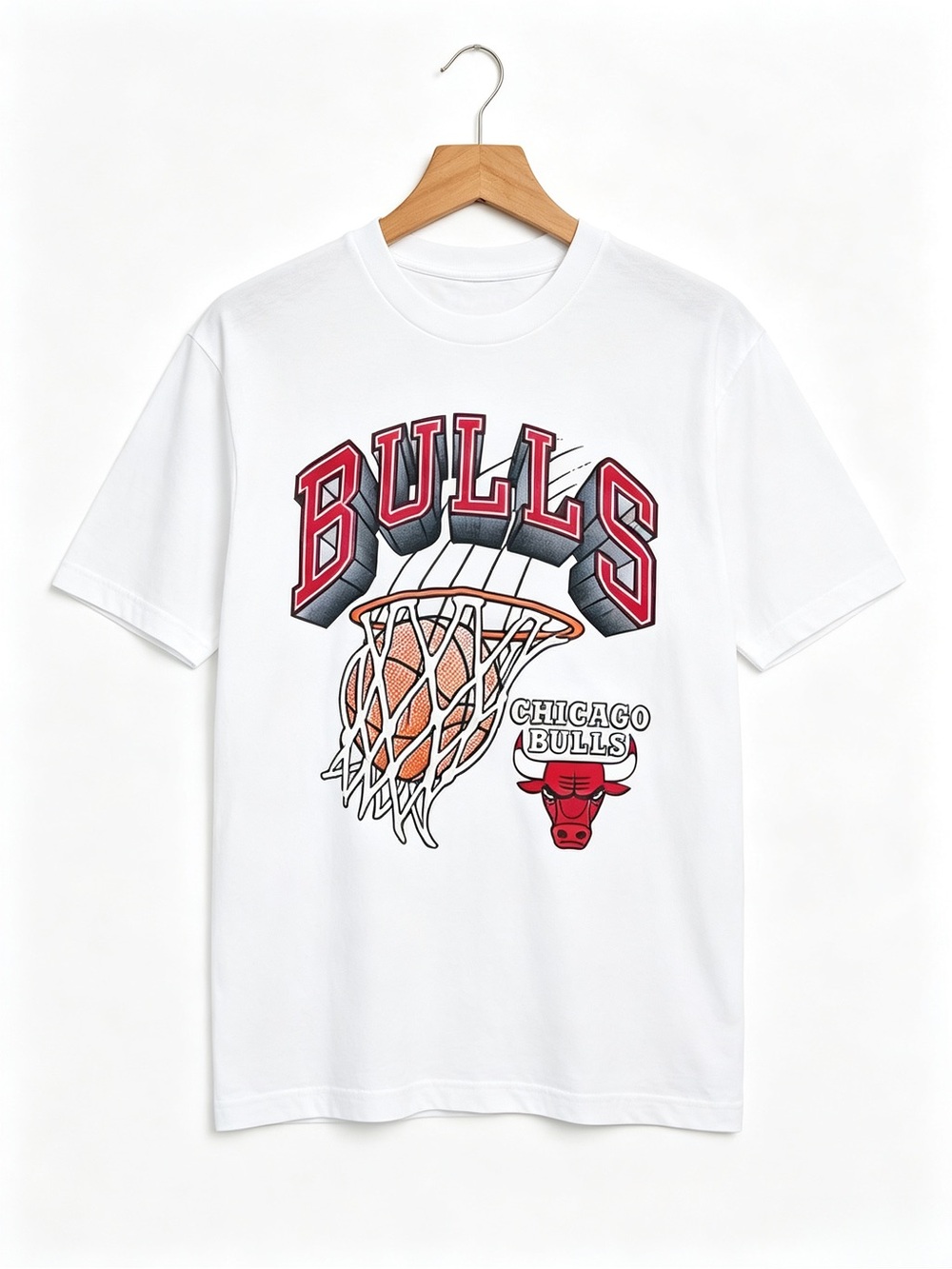 Chicago Bulls Graphic Womens Mens T-shirt Unisex